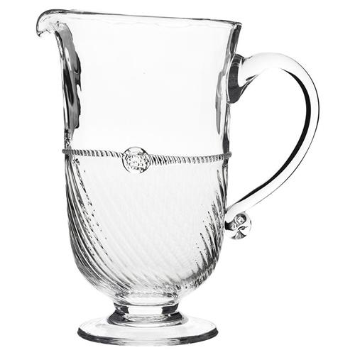 Juliska Graham Modern Classic Clear Glass Pitcher