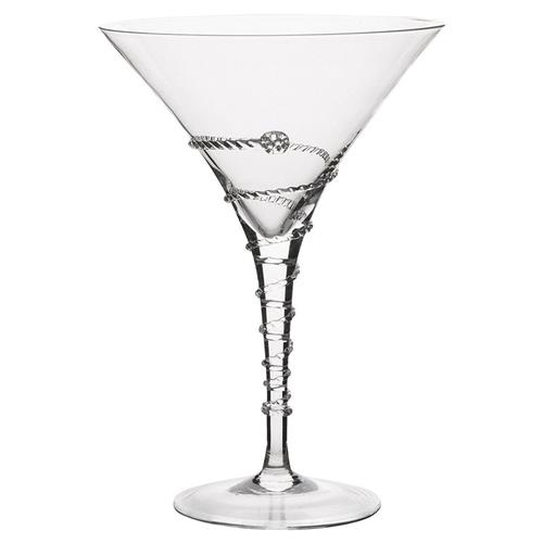 Juliska Amalia Modern Classic Clear Bohemian Martini Glass