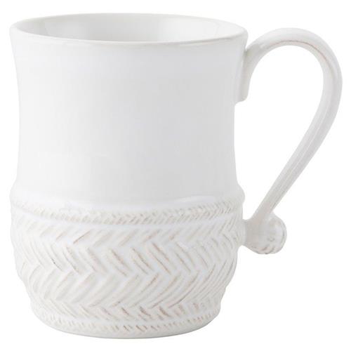 Juliska Le Panier Whitewash Ceramic Mug