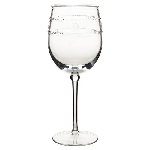 Juliska Isabella Modern Classic Clear Acrylic Wine Glass