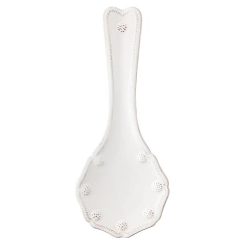 Juliska Berry &amp; Thread Whitewash Ceramic Spoon Rest