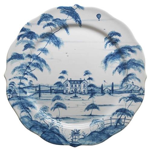 Juliska Country Estate Delft Blue Ceramic Charger Plate