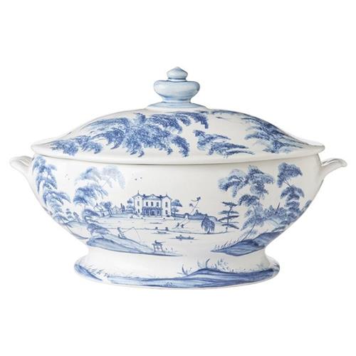 Juliska Country Estate Delft Blue Ceramic Tureen