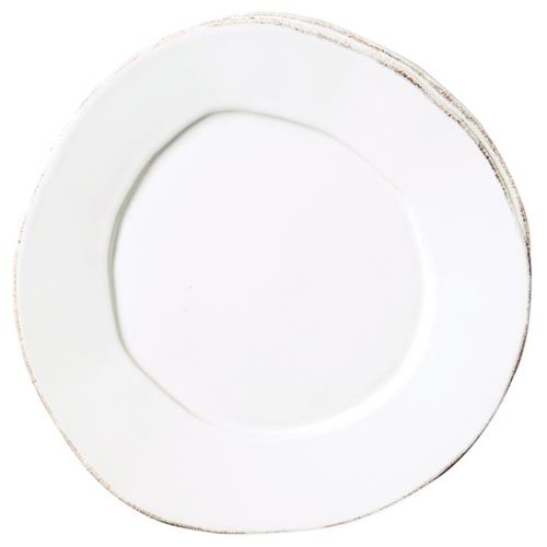 Lastra Modern Classic White Stoneware Salad Plate