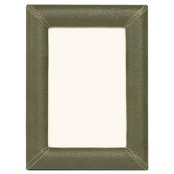 Pigeon And Poodle Eton Modern Classic Forest Leather Picture Frame - 4x6
