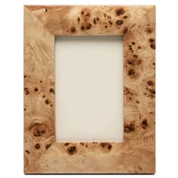 Pigeon And Poodle Narvik Rustic Burl Maple Veneer Picture Frame - 4x6