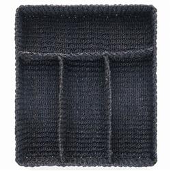 Voru Coastal Beach Blue Abaca Flatware Storage