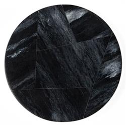 Vincent Modern Classic Black Resin Coaster - Set of 4