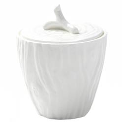 Willa Modern Classic White Porcelain Sugar Pot