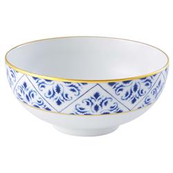 Transatlantica Global Bazaar Blue Porcelain Soup Bowl - Set of 4