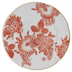 Coralina Red Porcelain Charger Plate - Set of 2