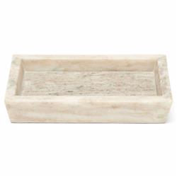 Pigeon and Poodle Athlone Modern Classic Beige Marble Soap Dish