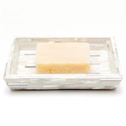 Pigeon and Poodle Cortona Coastal Beach Silver Shell Soap Dish