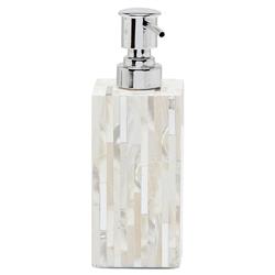 Pigeon and Poodle Cortona Coastal Beach Silver Shell Soap Pump