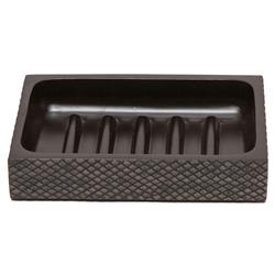 Pigeon and Poodle Goa Rustic Lodge Dark Brown Faux Boa Soap Dish