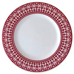 Casablanca Global Bazaar Crimson Porcelain Salad Plate