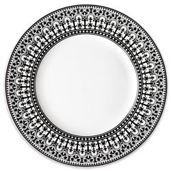 Casablanca Global Bazaar Black Porcelain Dinner Plate