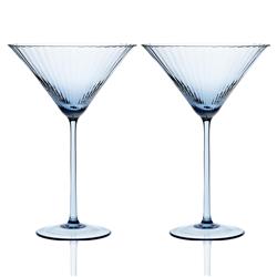 Quinn Modern Classic Ocean Martini Glass - Set of 2