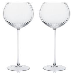 Quinn Modern Classic Clear Red Wine Glass - Set of 2