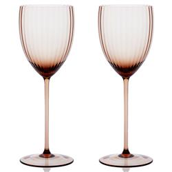 Quinn Modern Classic Amber White Wine Glass - Set of 2