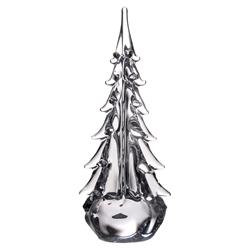 Simon Pearce Modern Classic Five-sided Evergreen Glass Tree - 14&quot;