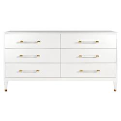 black mini dress vegas Lucia 6-drawer Dresser Cabinet Black – Furniture World (Las Vegas) main image 0