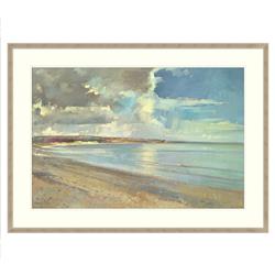 Agea Coastal Beach Peace Blue Seascape Painting