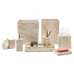 Pigeon and Poodle Athlone Modern Classic Beige Marble Bath Collection