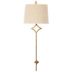 Theresa French Country Antique Gold Iron Wallcherie Sconce