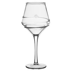 Juliska Amalia Modern Classic Clear Acrylic Wine Glass