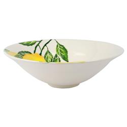 Limoni Modern Classic White Stoneware Serving Bowl - Medium