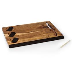 Pierre French Brown Acacia Wood Charcuterie Cheese Cutting Board Set