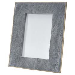 Ranma Modern Classic Black Marble Brass Photo Frame - 5x7