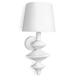 Hope Modern Classic White Steel Wallchiere Sconce