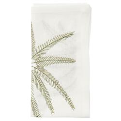 Palm Coast Green Linen Napkin - Set of 4
