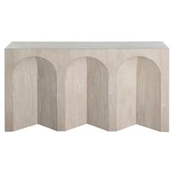Arlee Modern Classic Beige Wood Console Table