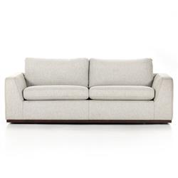 Stanley Rustic Lodge Light Grey Upholstered Sleeper Sofa - 89"