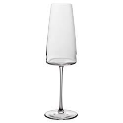 MetroChic Modern Clear Crystal Glass Champagne Flute - Set of 2