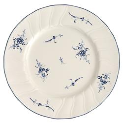 Old Luxembourg French Country White Porcelain Salad Plate