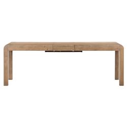 Noah Rustic Lodge Grey Reclaimed Wood Extendable Dining Table - 71&quot;-87&quot;W