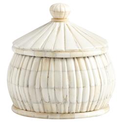 Mason French Country Cream Bone Decorative Jar - Small