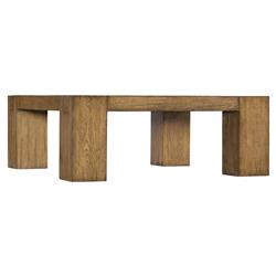 Jeremy Rustic Lodge Brown Wood Square Coffee Table