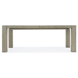 Luca Rustic Lodge Oak Wood Rectangular Extendable Dining Table - 82.25-106.25"W