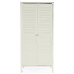 Noelle Modern Classic White Maple Wood 2 Door Wardrobe