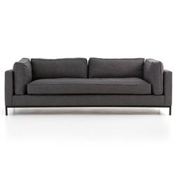 Allison Modern Classic Grey Upholstered Sofa - 91&quot;W