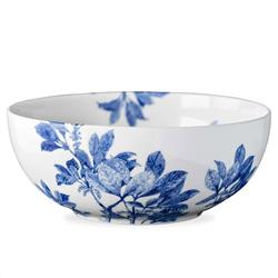 Arbor Coastal Beach Blue Porcelain Serving Bowl