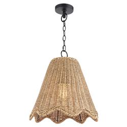 Summer Woven Rattan Shade Outdoor Pendant - Small