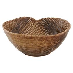 Banana Da Madeira Coastal Beach Brown Stoneware Salad Bowl