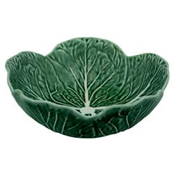 Cabbage French Country Green Stoneware Cereal Bowls - Set of 4