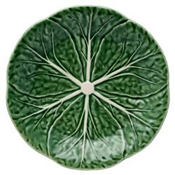 Cabbage French Green Stoneware Dessert Plates - Set of 4
